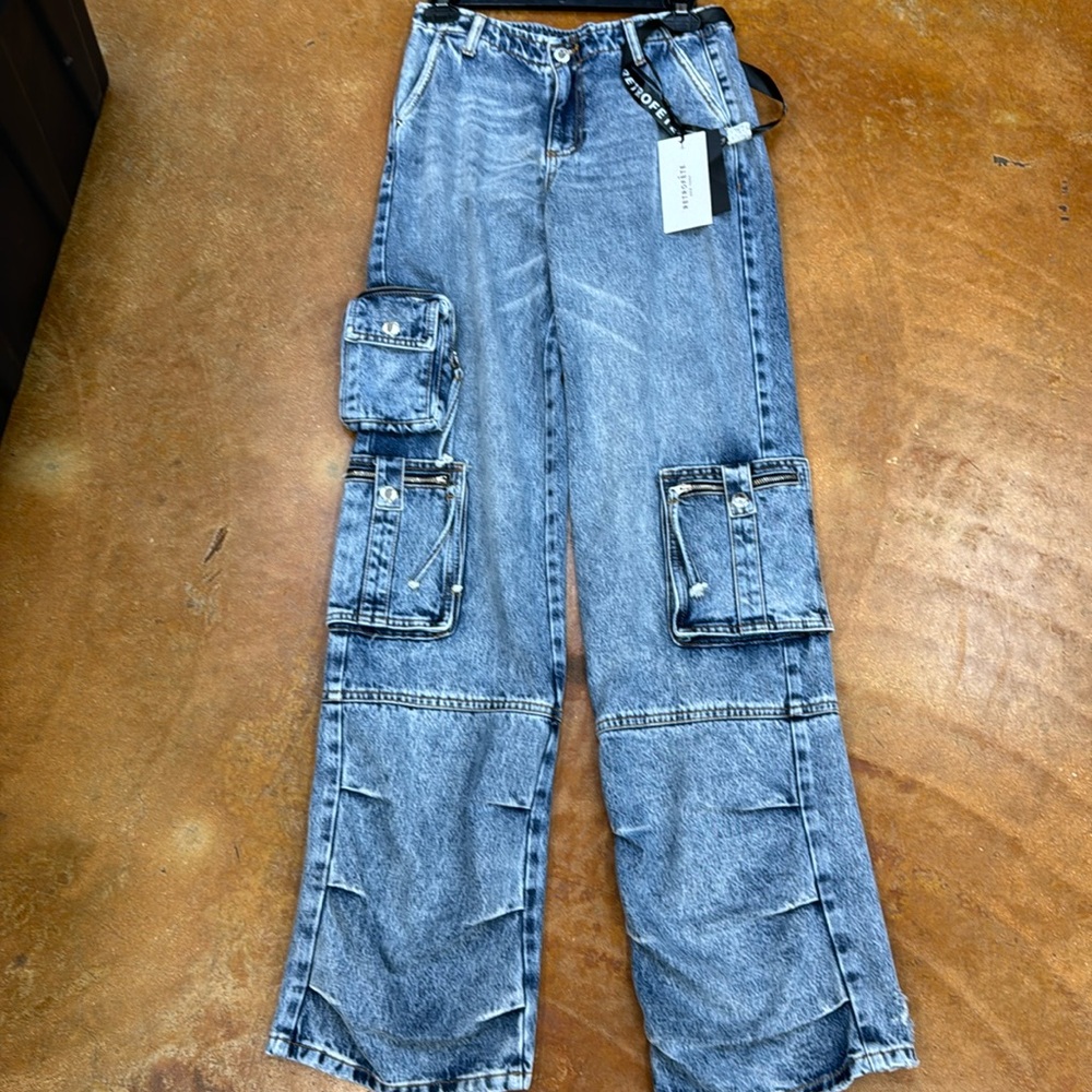 Retrofete Blue Straight Leg Jeans
